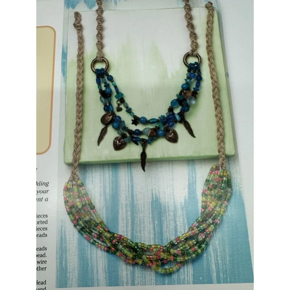 Hemp‎ Jewelry Making Book Macrame Beading Patterns DIY Craft Guide